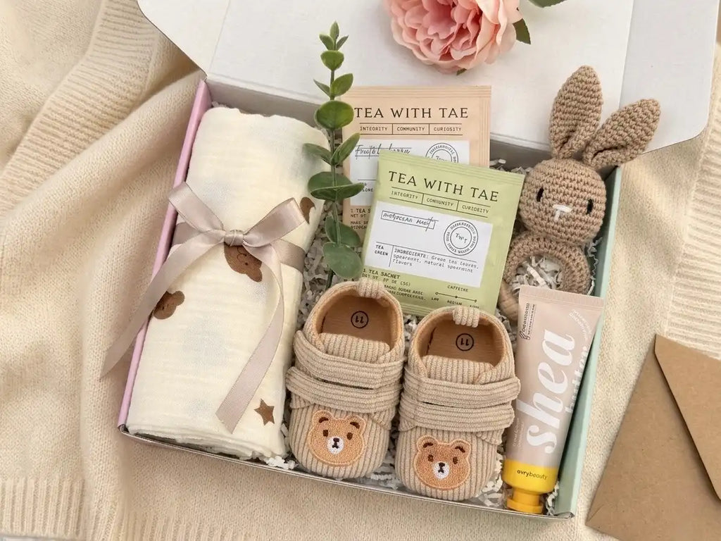 New Mom Gift Box — Postpartum Care & Baby Essentials Set