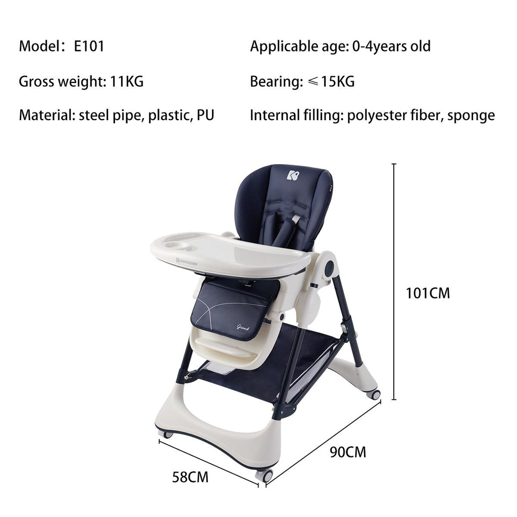 Multifunctional Baby High Chair — New Era Grey